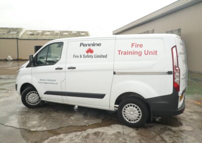 Pennine Fire & Safety Limited fire training unit van